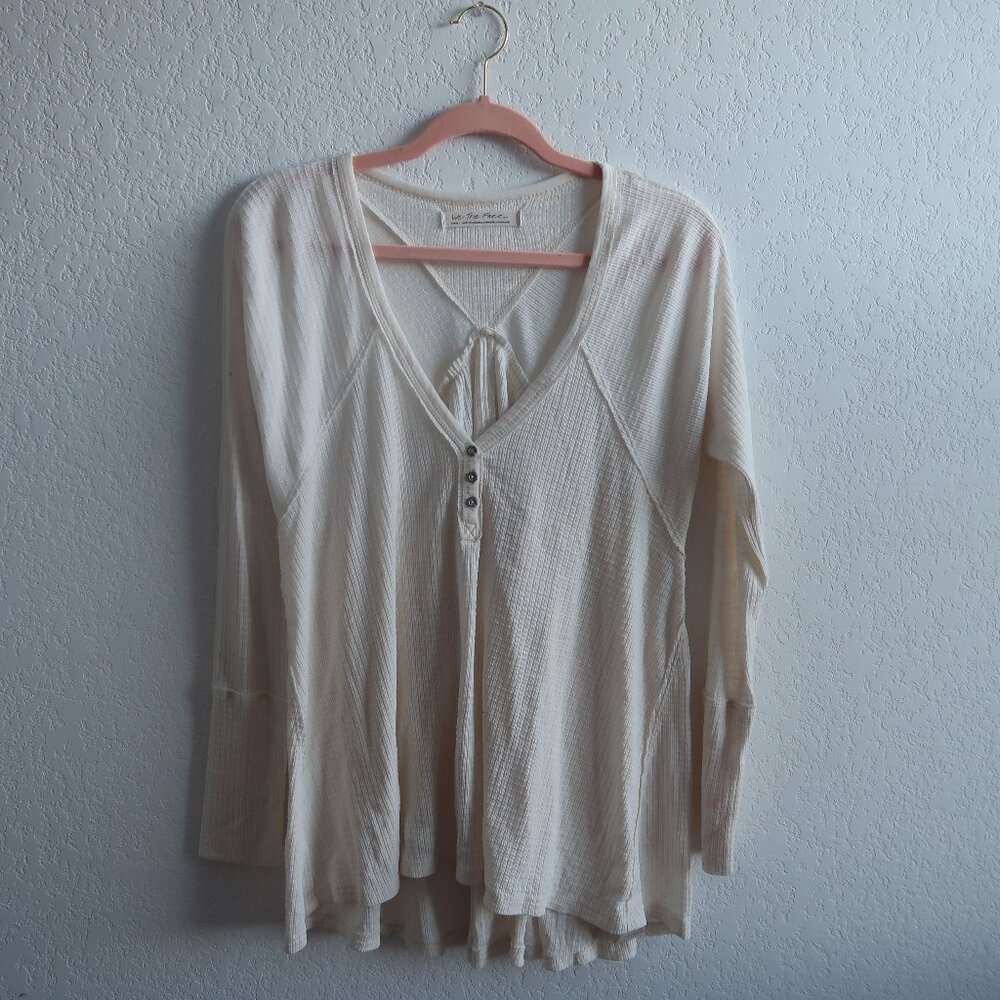 Free People We The Free Cream Thermal Size Small